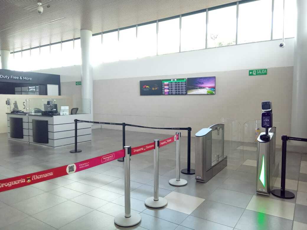 Control de acceso para Pasajeros Aeropuerto Internacional Matecaña Sistema Biomig